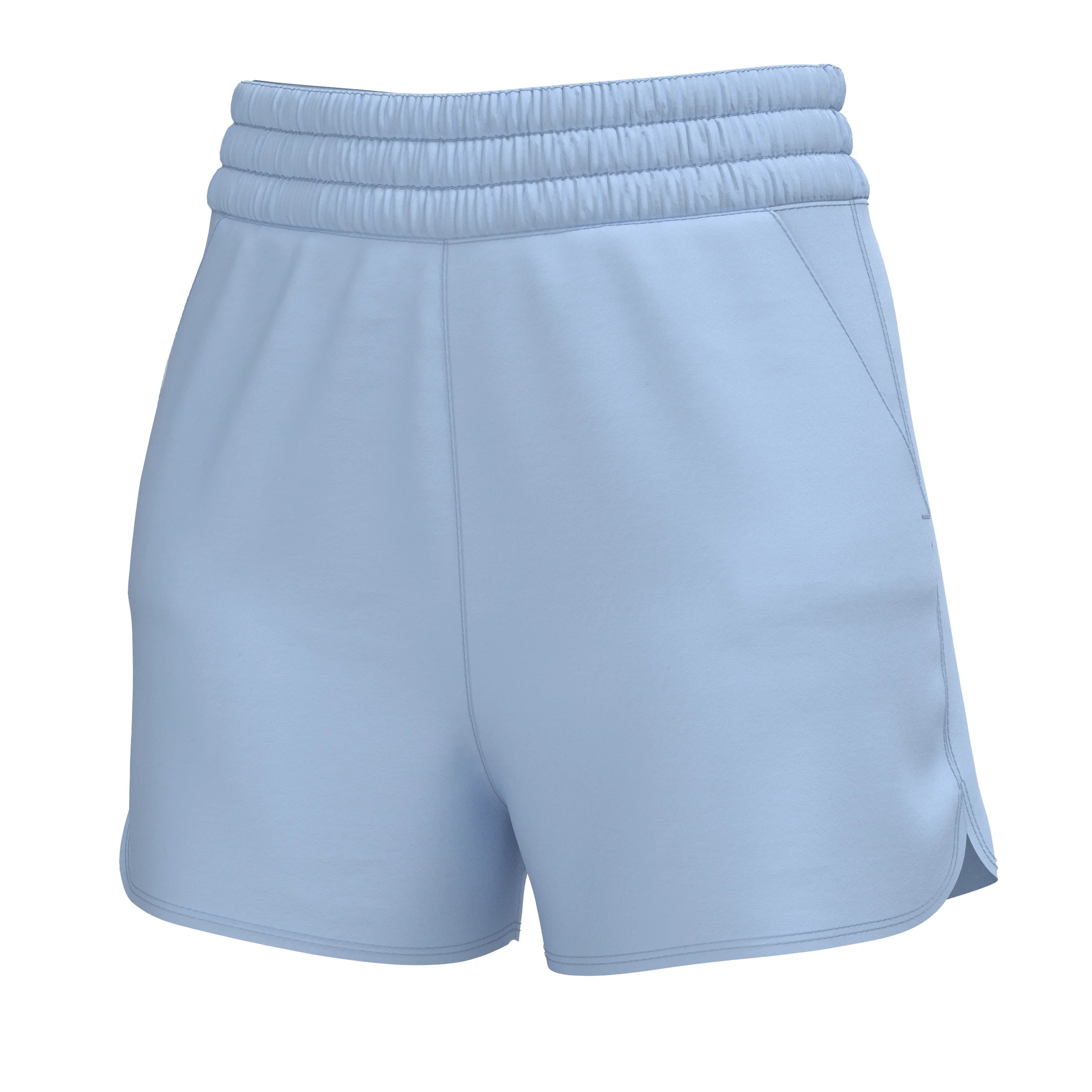 LG High Waisted Volley Shorts - Periwinkle