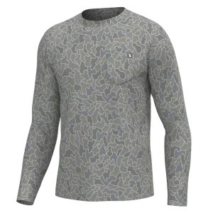 L/S Heather Blend Crew - Cobblestone Gray