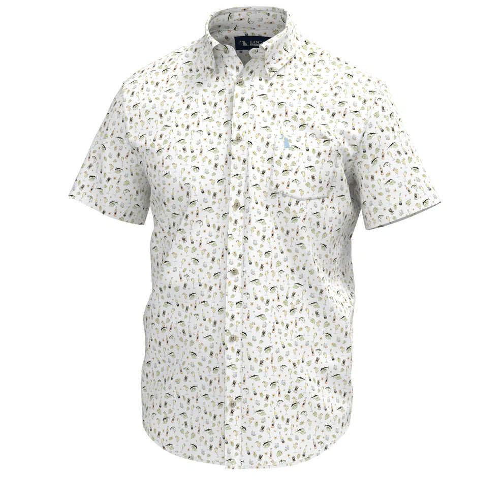 Lowcountry Button Down - Tropical Tuna