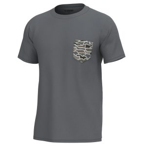 Youth S/S Heather Blend Crew - Graphite & Cool Oak LCF