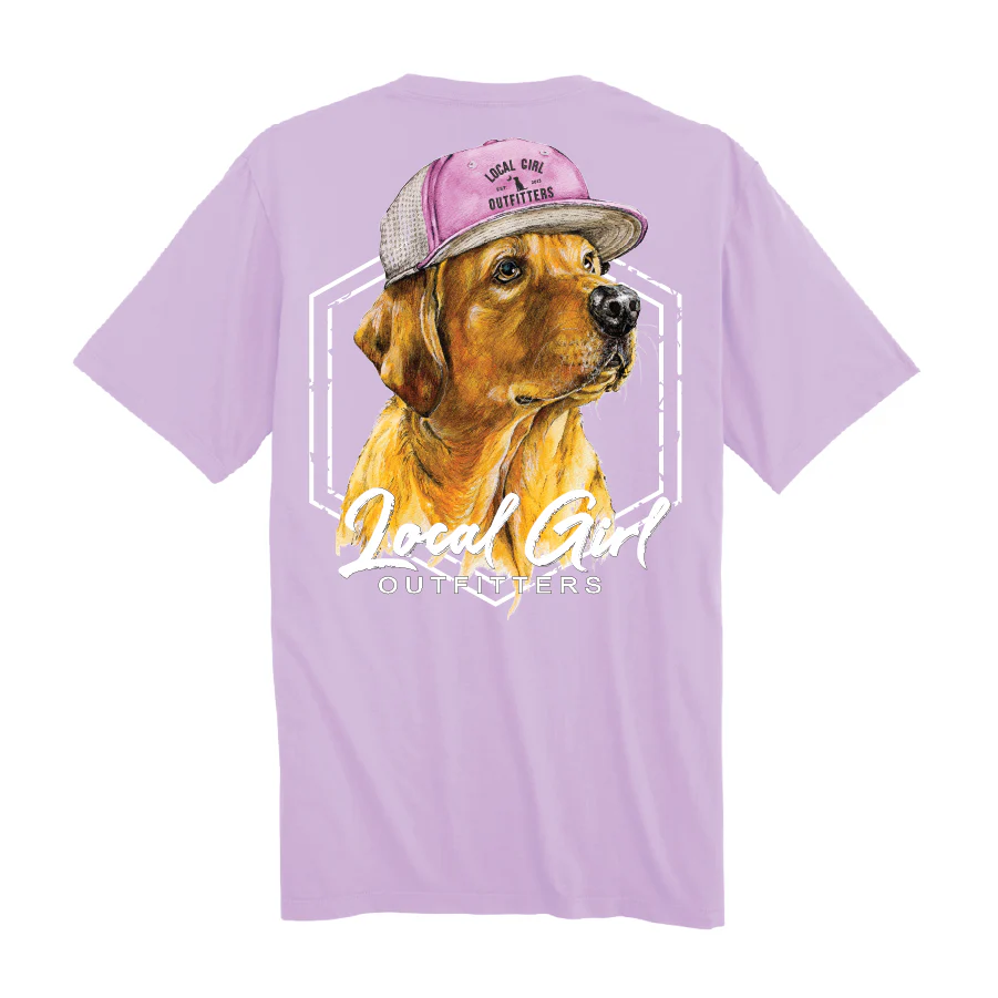 LG Youth Lab in Hat T-Shirt - Orchid