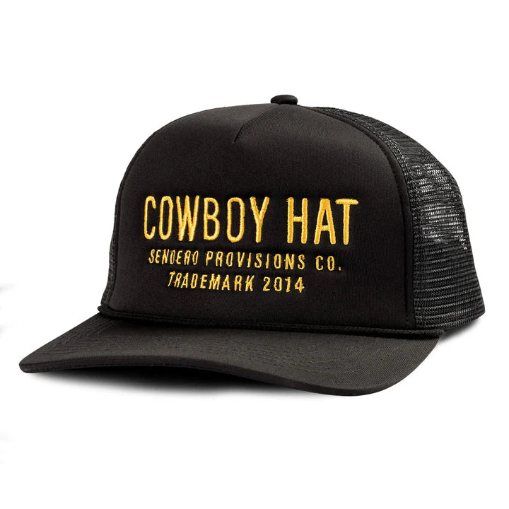 Cowboy Hat- Black and Gold