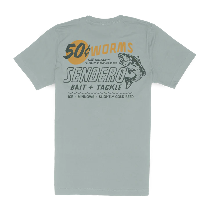 50 Cent Worms T-Shirt- Sterling Blue