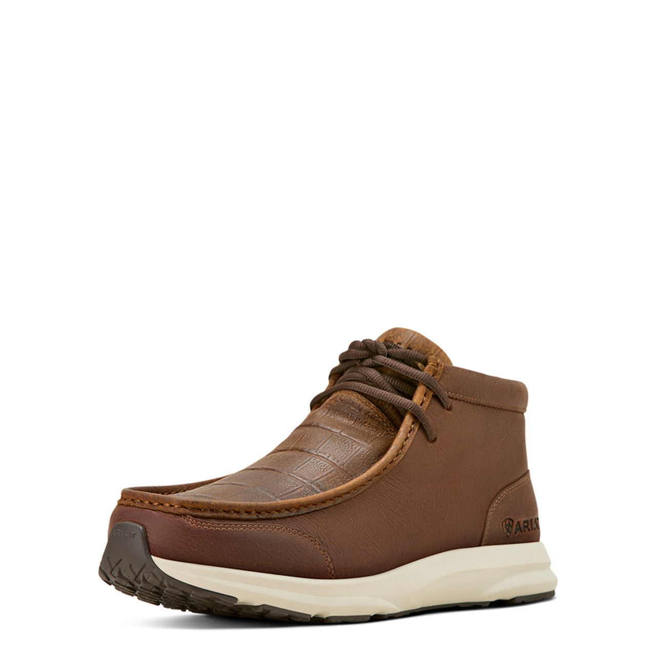 Ariat Spitefire Brown Crocodile Print