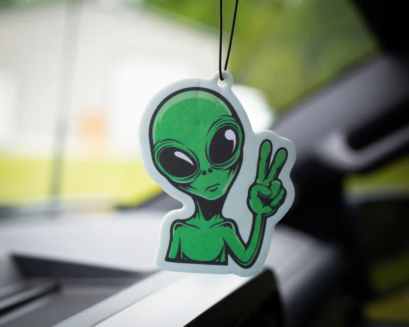 We Come In Peace - Air Freshener - Black Ice