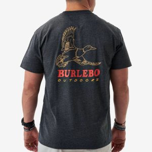 SS Tee - Duck Wild - Heather Black