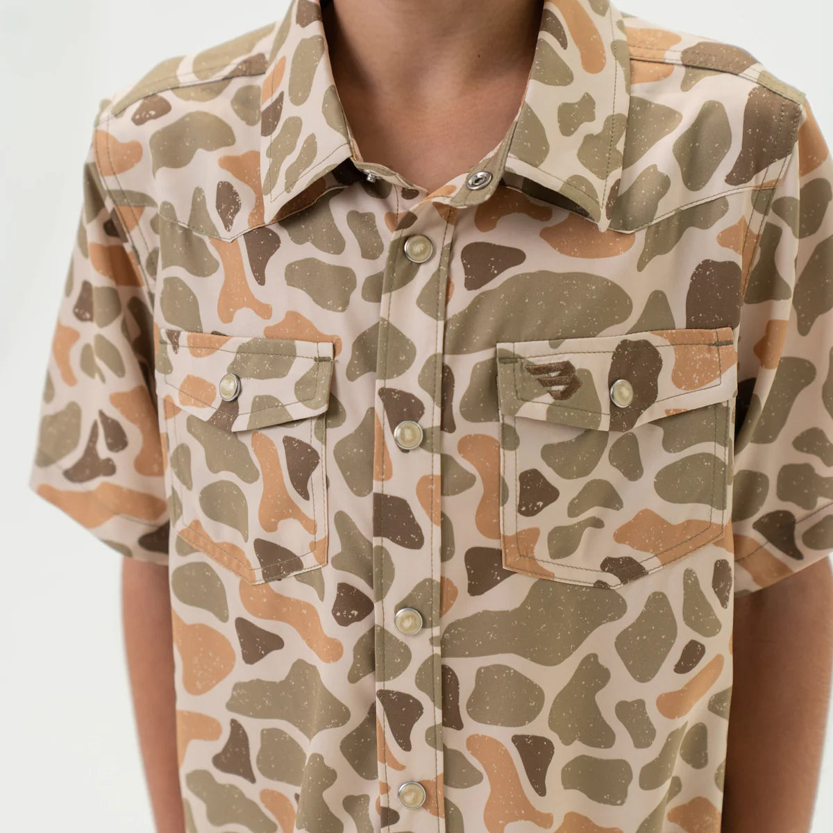 Youth Performance Western Shirt - Venado Camo - Image 2