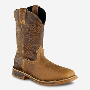 Irish Setters Men's 11" Marshall Waterproof Safety-Toe Leather Pull-On Boot