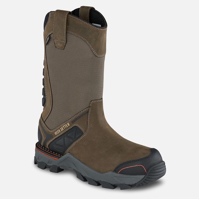 Crosby 11" Waterproof Leather Safety Toe Boot