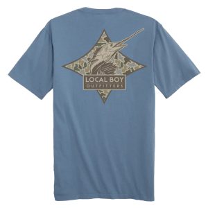 Dog & Moon Camo Sailfish Tee - Slate
