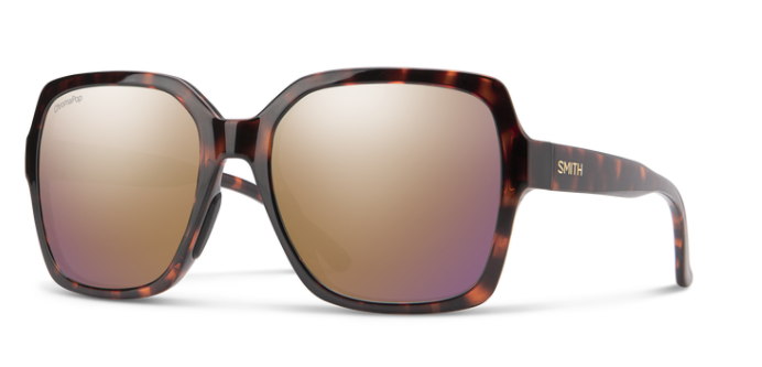 Flare Tortoise - Chromapop Polarized Rose Gold Mirror