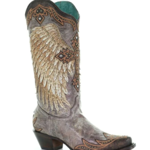 Corral Ladies Brown Wings & Cross Embroidery & Crystals Boots