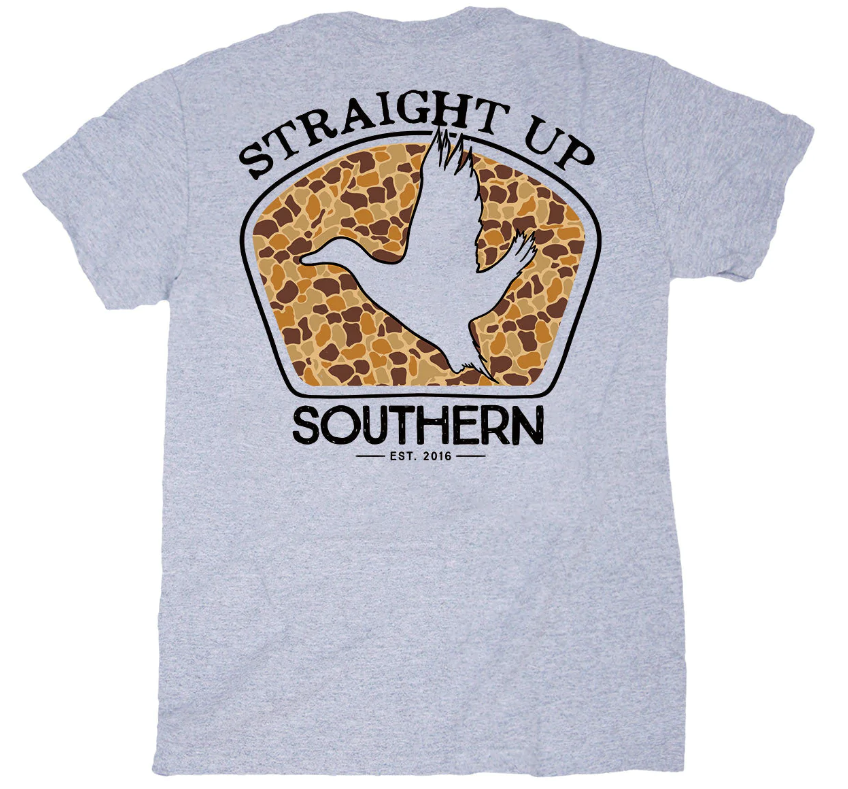 Youth Duck Camo Patch - Sport Grey