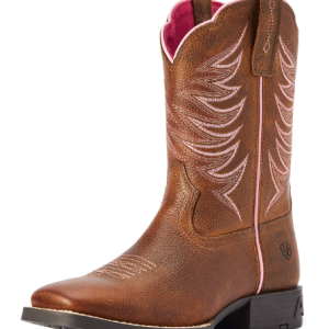 Youth Firecatcher Western Boot Rowdy Brown
