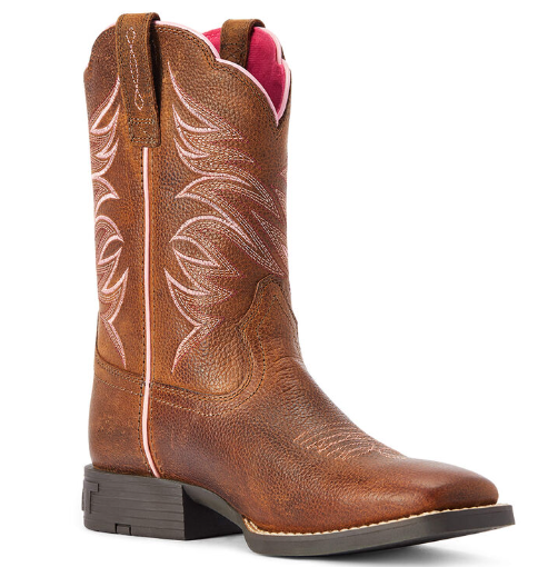 Youth Firecatcher Western Boot Rowdy Brown - Image 6