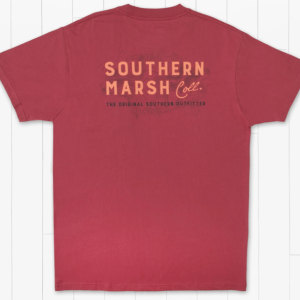Topo Logo Tee - Rhubarb
