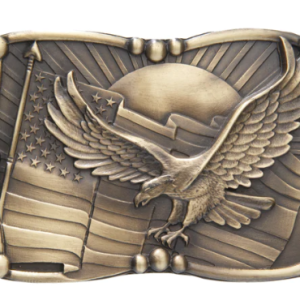 Sculpted American Flag Buckle