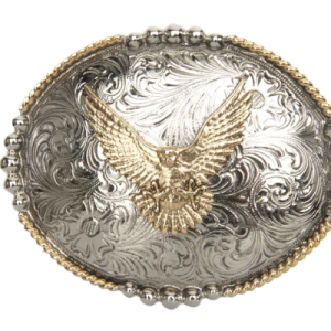 Oval Gold Eagle Buckle