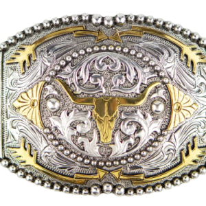 Longhorn with Arrows Buckle