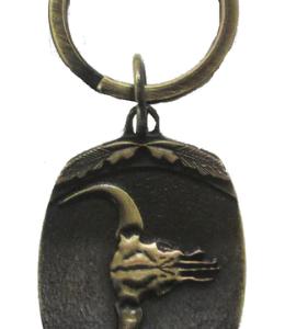 Longhorn Skull Keychain