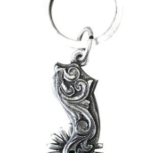 Scrolled Spur Keychain