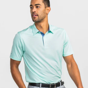 Grayton Heather Polo - Reef