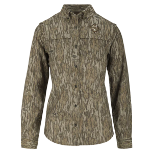 Women's Mesh Back Flyweight Shirt 2.0 Mossy Oak Bottomland