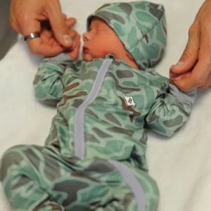 Baby Zip Up - Retro Duck Camo