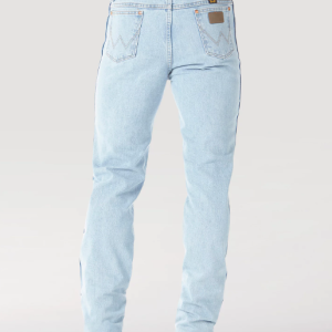 Cowboy Cut Slim Fit Bootcut Jean Bleach