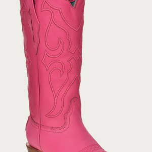 Ladie's 13" Fuschia Embroidered Boot