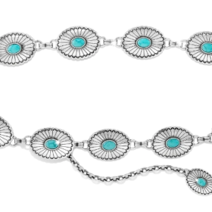 Women's Farmington Belt Silver/Turquoise