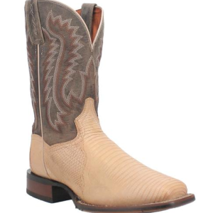 Barrett Lizard Sand 11" Square Toe Boot