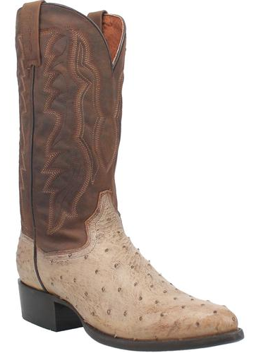 Pershing Full Quill Ostrich Sand 13"
