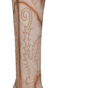 Women's Western Tall Top Boot - Bone Embroidery