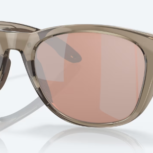 Aleta Polarized Sunglasses - Taupe Crystal Copper Silver Mirror 580P