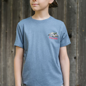 Youth Flying Mallard - Heather Blue Jean