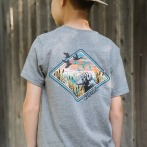 Youth Diamond Dog - Dark Heather Grey