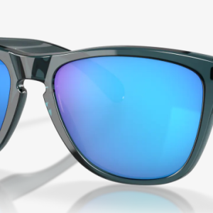 Frogskins Crystal Black Prizm Sapphire Iridium Lense