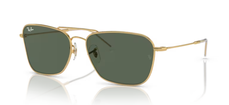 Caravan Aviator Reverse Arista Dark Green Lense