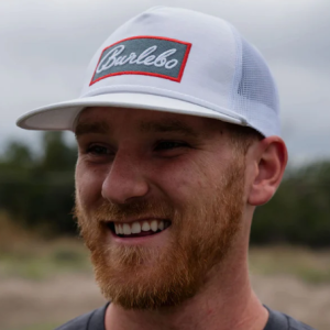 White Burlebo Patch Hat