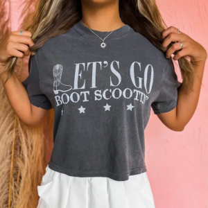 Let's Go Boot Scootin' Midi Tee