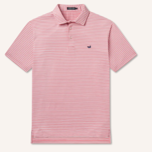 Bermuda Performance Polo - Rhubarb