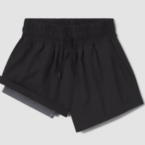 Womens Lined Hybrid Shorts - Deep Space