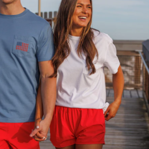 Womens Lined Hybrid Shorts - Rio Red