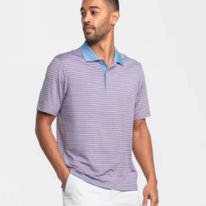 Starboard Stripe Polo - Horizon Blue