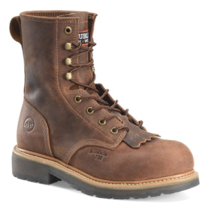 Judge 8" Round Aluminum Safety Toe Lace Up Work Boot
