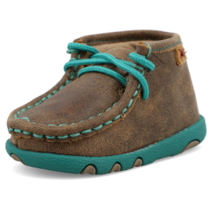 Infant Chukka Driving Moc - Bomber & Turquoise
