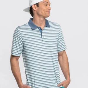 Somerset Stripe Polo - Off Course