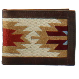 Nocona Men's Aztec Rug Wallet Money Clip - Brown