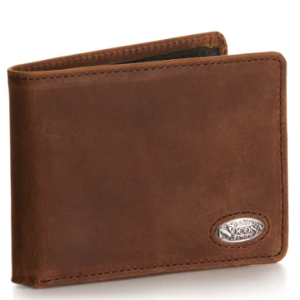 Nocona Distressed Brown Bi-Fold Passcase Wallet